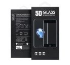 Apple iPhone 13 Pro Max, 5D Full Glue hajlított tempered glass kijelzővédő üvegfólia, fekete