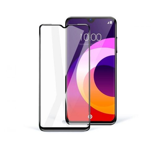 Oppo A16/A16s Full Glue Ceramic hajlított tempered glass kijelzővédő üvegfólia, fekete