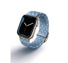 Uniq Aspen Designer Edition fonott szíj Apple Watch 38/40/41mm, kék