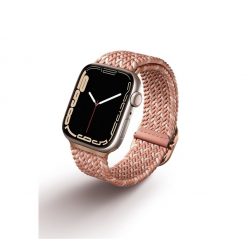   Uniq Aspen Designer Edition fonott szíj Apple Watch 38/40/41mm, rózsaszín