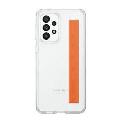   Samsung Galaxy A33 5G Slim Strap Cover, gyári tok, átlátszó, EF-XA336CT