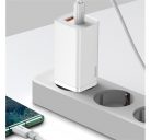 Baseus GaN2 Lite hálózati töltő adapter 65W Type-C + USB, fehér