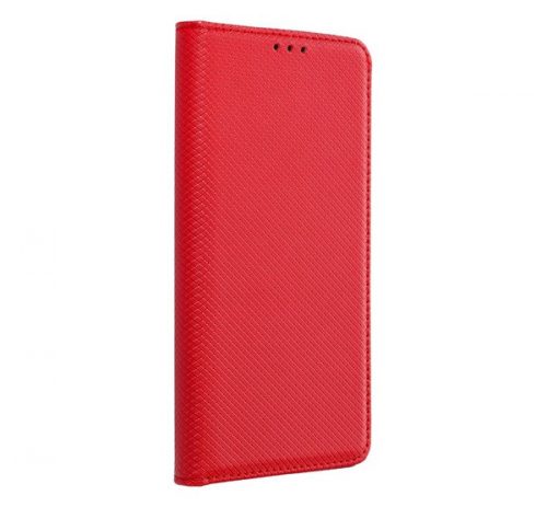 Magnet Xiaomi Redmi 10C mágneses flip tok, piros