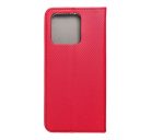 Magnet Xiaomi Redmi 10C mágneses flip tok, piros