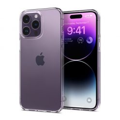   Spigen Liquid Crystal Apple iPhone 14 Pro tok, Crystal Clear, átlátszó