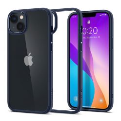   Spigen Crystal Hybrid Apple iPhone 14 Plus tok, Navy Blue, kék