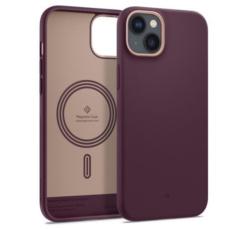 Caseology Nano Pop Apple iPhone 14 Plus Burgundy Bean MagSafe tok, burgundi