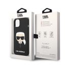 Karl Lagerfeld Head Liquid szilikon hátlap tok Apple iPhone 14 Plus, fekete