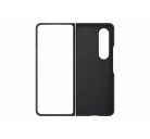 Samsung Galaxy Z Fold4 Leather Cover gyári bőr tok, fekete, EF-VF936LB