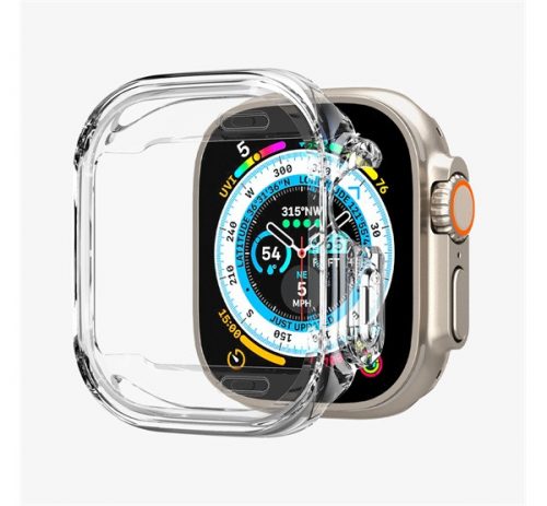 Spigen Ultra Hybrid Apple Watch UItra 2/1 (49mm) Crystal Clear tok, átlátszó