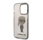 Karl Lagerfeld IML Ikonik NFT hátlap tok Apple iPhone 14 Pro Max, fekete