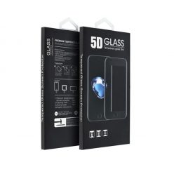   Xiaomi 12T / 12T Pro, 5D Full Glue hajlított tempered glass kijelzővédő üvegfólia, fekete