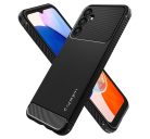 Spigen Rugged Armor Samsung Galaxy A14 5G tok, Matte Black, fekete