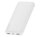 Baseus Bipow külső akkumulátor, 10000mAh, 2xUSB, Type-C, 15W, fehér