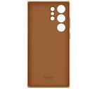 Samsung Galaxy S23 Ultra Leather Cover, gyári bőr tok, barna, EF-VS918LA