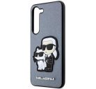 Karl Lagerfeld Saffiano Samsung Galaxy S23+, szilikon tok, szürke