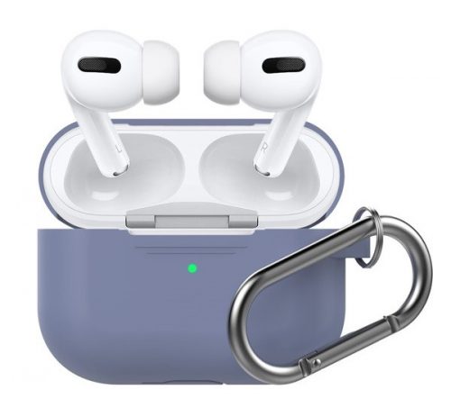 Phoner Simple Apple Airpods Pro szilikon tok akasztóval, égkék