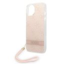 Guess 4G Print Strap Apple iPhone 14 Plus hátlap tok, pink