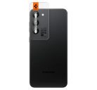 Spigen Ez Fit Optik Samsung Galaxy S23/S23+ Tempered kamera lencse fólia felhelyező kerettel, fekete (2db)