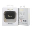 Guess Glitter Flake 4G Charm Apple AirPods Pro 2 tok , fekete