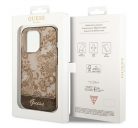 Guess Porcelain Collection Apple iPhone 14 Pro hátlap tok, arany