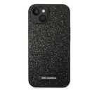 Karl Lagerfeld Glitter Plaque Apple iPhone 14 Plus hátlap tok, fekete