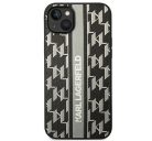 Karl Lagerfeld Monogram Stripe Apple iPhone 14 Plus hátlap tok, szürke