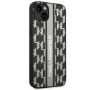 Karl Lagerfeld Monogram Stripe Apple iPhone 14 Plus hátlap tok, szürke