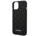 Karl Lagerfeld 3D Monogram Apple iPhone 14 Plus hátlap tok, fekete