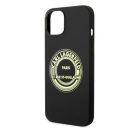 Karl Lagerfeld Silicone RSG Apple iPhone 14 Plus hátlap tok, fekete