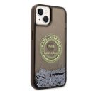 Karl Lagerfeld Liquid Glitter RSG Apple iPhone 14 hátlap tok, fekete