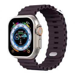 Phoner River Apple Watch 41/40/38 mm szilikon szíj, bodza