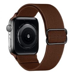   Phoner Dew Apple Watch csatos fonott szövet szíj, 38/40/41mm, barna