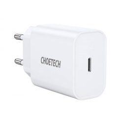 Choetech hálózati töltő adapter Type-C, 20W, fehér