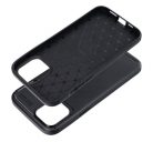 Forcell Carbon Premium hátlap tok,  Apple iPhone 12 Pro Max , fekete