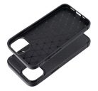 Forcell Carbon Premium hátlap tok,  Apple iPhone 13 , fekete