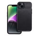 Forcell Carbon Premium Apple iPhone 14 Plus karbon mintás szilikon tok, fekete