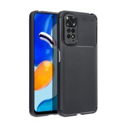   Forcell Carbon Premium Xiaomi 11 / 11S karbon mintás szilikon tok, fekete