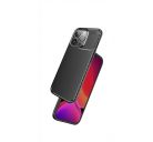 Forcell Carbon Premium Xiaomi Redmi 9A / 9AT karbon mintás szilikon tok, fekete