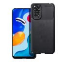 Forcell Carbon Premium Xiaomi Redmi 9C karbon mintás szilikon tok, fekete