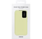 Samsung Galaxy A34 5G Smart View Wallet, gyári flip tok, lime, EF-ZA346CG