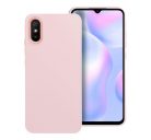 Frame Xiaomi Redmi 9AT/Redmi 9A közepesen ütésálló tok kameravédő kerettel, rózsaszín