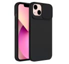 Slide Apple iPhone 11 Pro Max, kameravédős szilikon tok, fekete