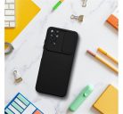 Slide Xiaomi Redmi Note 12 4G, kameravédős szilikon tok, fekete