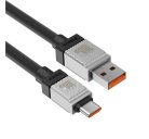 Baseus CoolPlay USB / Type-C töltő- és adatkábel, 100W, 1m, fekete