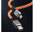 Baseus CoolPlay USB / Type-C töltő- és adatkábel, 100W, 1m, narancs