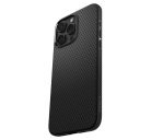 Spigen Liquid Air Apple iPhone 15 Pro Max tok, Matte Black, fekete