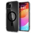 Spigen Ultra Hybrid MagFit Apple iPhone 15 Plus tok, MagSafe, fekete