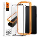 Spigen AlignMaster Glas.tR Apple iPhone 15/ iPhone 16, Tempered kijelzővédő fólia (2db)