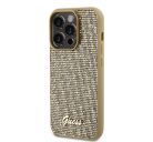 Guess Disco Metal Script Apple iPhone 15 Pro hátlap tok, arany